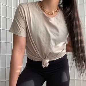 cotton on nude t-shirt